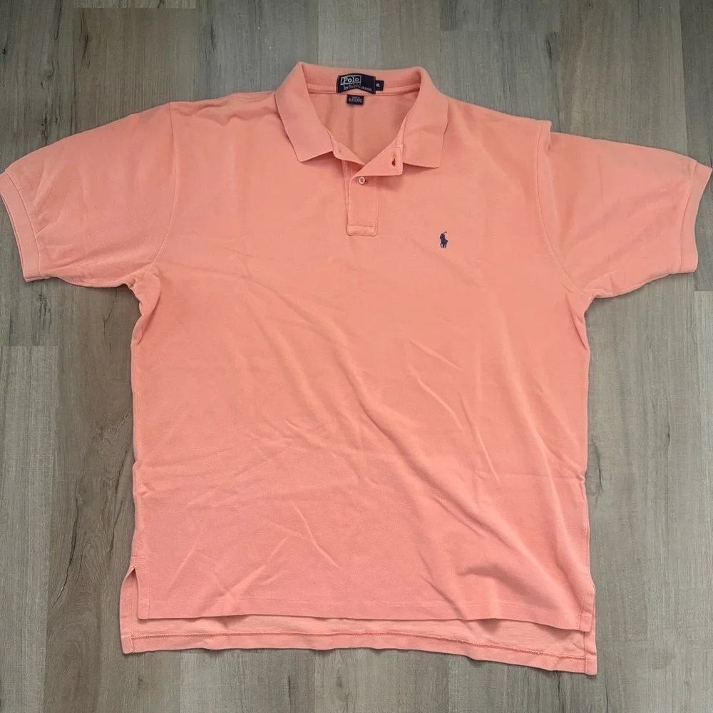 Polo by Ralph Lauren Shirt Short Sleeves - Summer Peach Classic Fit